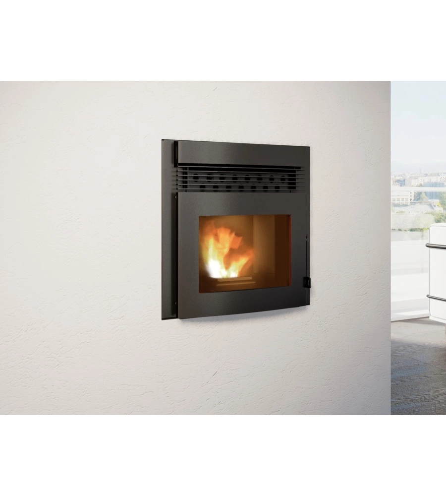 Inserto a pellet punto fuoco "alessio" 8,5 kw - immagine 2