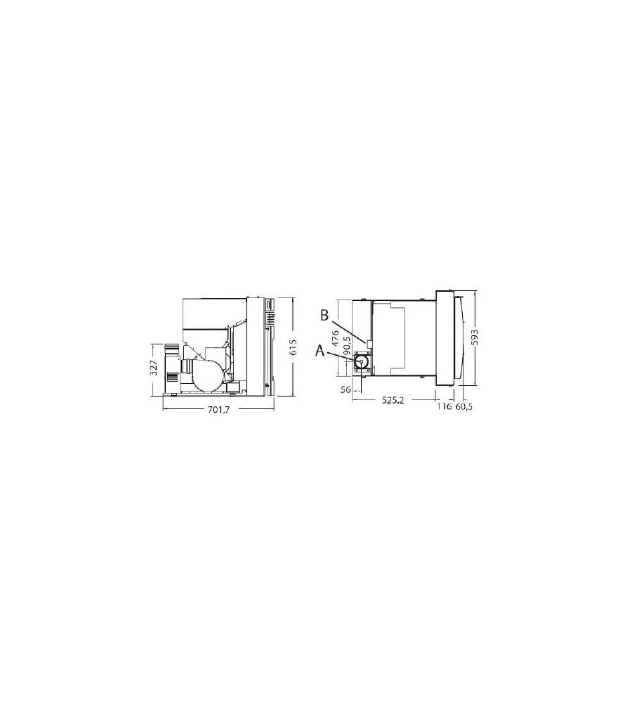 Inserto a pellet punto fuoco "alessio" 8,5 kw - immagine 4