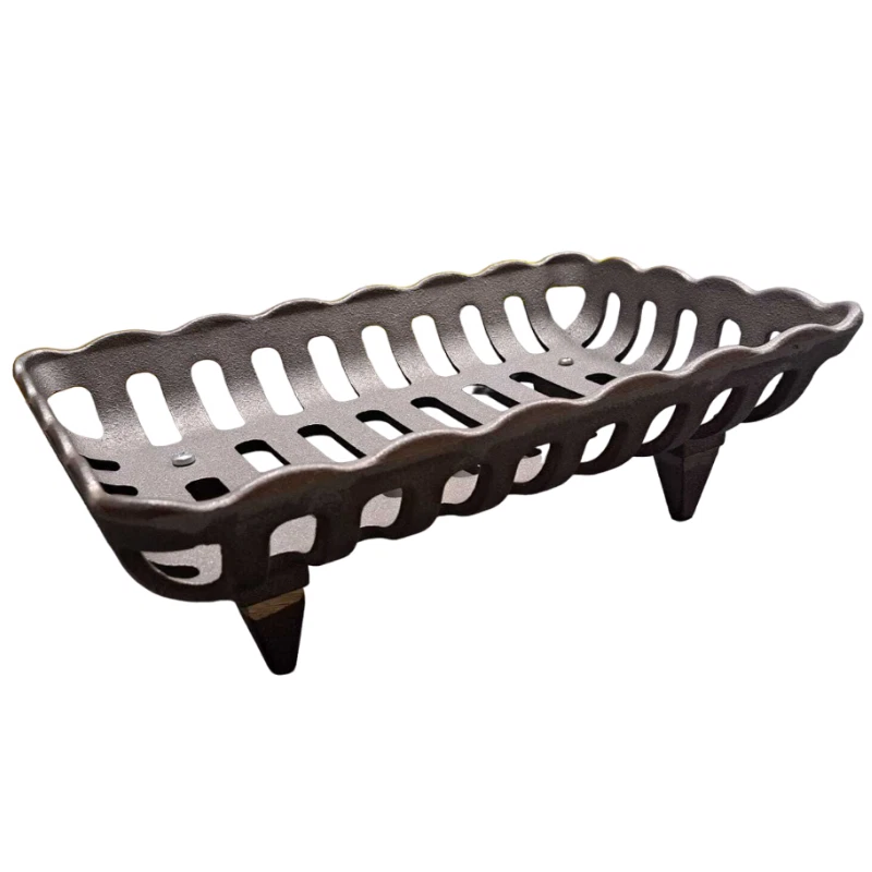 Nuovo Portalegna in ghisa 37,5x26 x 14,6H cm Per camino e stufa a legna - immagine 6