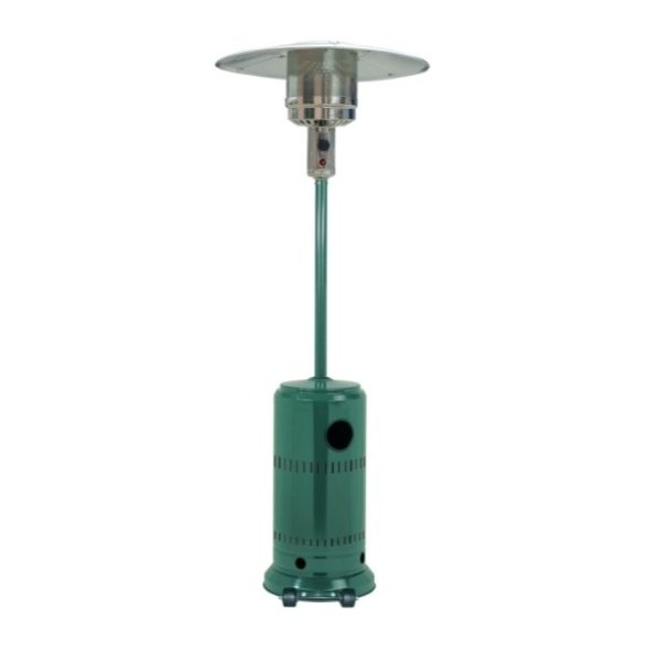 Stufa A Gas Fungo Per Riscaldamento Esterno Patio E Bar Infrarossi 13 kW Con Ruote Verde