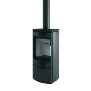 Stufa a Legna Tonda MCZ AHLMA STEEL In Metallo Verniciato Da 6 Kw