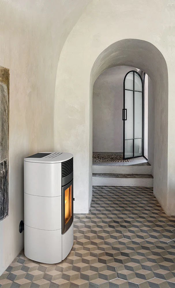 Stufa a Pellet MCZ Canalizzata Musa Comfort Air Matic 14 Core R Maestro Plus Da 14 Kw Vari Colori - immagine 7