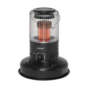 Stufa A Combustibile Liquido Portatile Da Esterno 2,6 kW Per Campeggio KS-R26 Toyotomi Nero