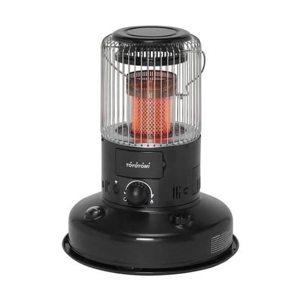 Stufa A Combustibile Liquido Portatile Da Esterno 2,6 kW Per Campeggio KS-R26 Toyotomi Nero
