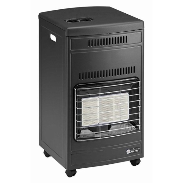 Stufa A Gas GPL Infrarossi Ventilata 4,2 kW Euro 92T Sicar Con Kit Di Collegamento