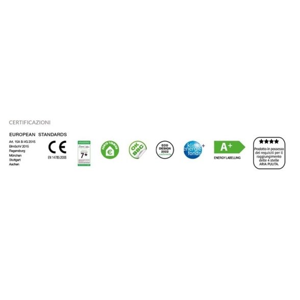 Stufa a pellet ad aria Cadel Cristal 7.0 kW Air con ventilazione e WiFi antracite - immagine 2